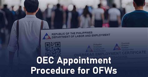 oec online appointment davao city|OEC Appointment Online 2023: A Complete Guide for OFWs.